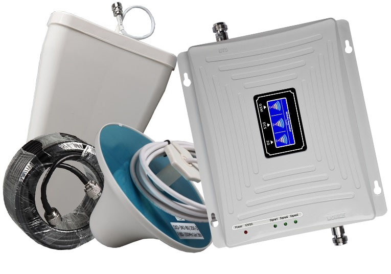 پکیج تقویت کننده آنتن موبایل 3 باند 1200 میلی وات مدل MZ103-WT برون شهری برند Kathrein